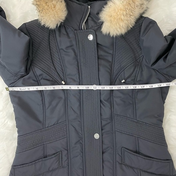 BERNARDO Winter Parka with Faux Fur Made from Wool Size Medium - Picture 8 of 8